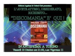 Presentazione del libro ‘Discomania’ allo United Club