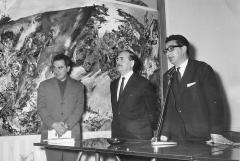 Vincenzo Lalli con Quasimodo nel 1963