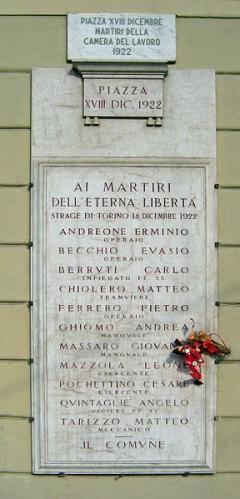 18 Dicembre: si ricorda oggi la Strage di Torino del 1922