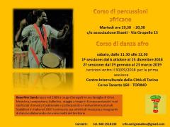 PERCUSSIONI E DANZA AFRICANA