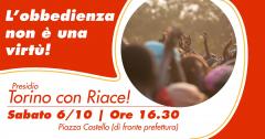 L'obbedienza non è una virtù: Torino Con Riace!