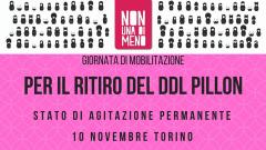 NO al Ddl Pillon Sabato 10 ore 13.00 Piazza della Repubblica