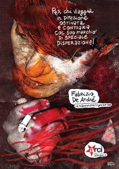 Fabrizio De André, il ricordo dell’Arci e la campagna di comunicazione