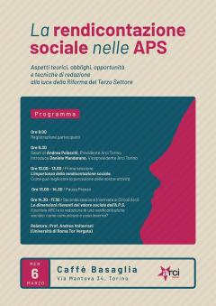 La rendicontazione sociale nelle APS. 6 Marzo ore 9.00 al Caffè Basaglia