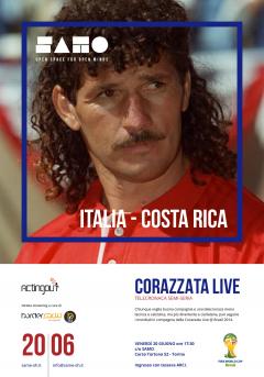 Corazzata Live @Brasil 2014 [Italia - Costa Rica] + Ding Dong Duo al SAMO