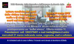 24 MARZO 2018 ORE 17,30 BIELLA