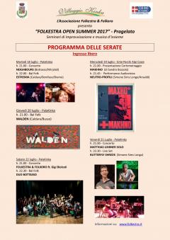 FOLKESTRA OPEN SUMMER 2017 a Pragelato
