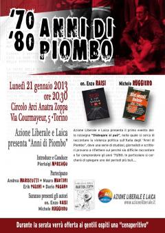 Dialogare si può, “Anni di Piombo” all'Anantra Zoppa