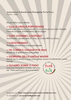 La cultura portoghese a Torino: le iniziative dell'Associazione Tu-Cá-Tu-Lá