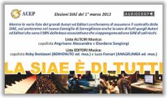 Elezioni SIAE 1° Marzo 2013: Salgono gli Indipendenti contro vecchie e nuove oligarchie