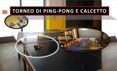 Torneo di Ping-Pong e Calcetto Con "Aspartame"