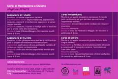 CORSI 14/15 de Il Cerchio di Gesso - Aperte le iscrizioni