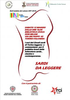 "SARDI DA LEGGERE" al Circolo Sardo Sant' Efisio 