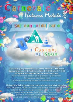 Sali con noi sul carro - iscrizioni per partecipare entro il 2 Febbraio