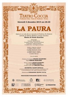 LA PAURA - convenzione con teatro COCCIA Novara