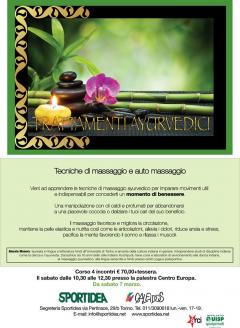 Tecniche di massaggio ayurvedico a cura di Sportidea-Caleidos