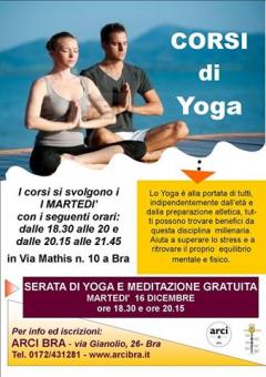 Corso di "Yoga" @ Circolo Arci Bra Uni-Tre