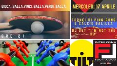 Tornei di ping pong e calcio balilla + dj set "I'm not the dj"