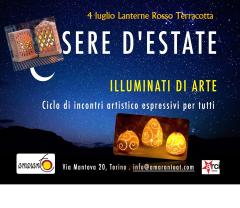 Lanterne rosso terracotta