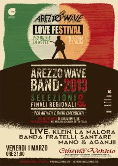 Selezione Arezzo Wave 2013 + special guest DotOn e Mononoke @ 1 Marzo Cinema Vekkio 