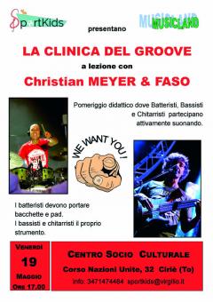 LA CLINICA DEL GROOVE a lezione con MEYER & FASO
