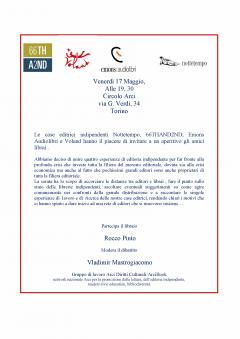 Gli editori incontrano i librai al Comitato Arci Torino