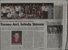41° torneo notturno arci MEMORIAL MAURO TORLASCHI TARGA CARMEN RAIMONDO