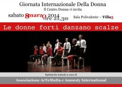 "LE DONNE FORTI DANZANO SCALZE" - Giornata Internazionale della Donna a Collegno
