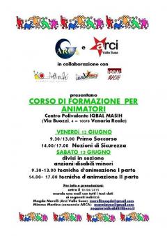 Corso di formazione per Animatori 2015