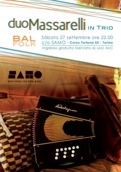BalFolk – Duo Massarelli (in trio) live al SAMO