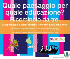 Quale paesaggio per quale educazione? ...RICOMINCIO DA TRE! (seminario di ludopedagogia)