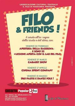 FILO & FRIENDS! - 4 serate all'in-segna della risata e del ritmo