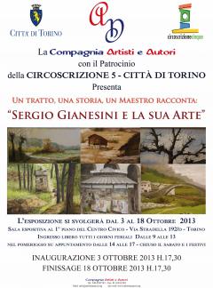 Mostra personale di  SERGIO GIANESINI a cura della Compagnia Artisti e Autori