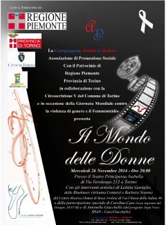 Serata contro il femminicidio a cura di Compagnia Artisti e Autori