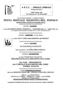 Festa Rione Madonna del Popolo