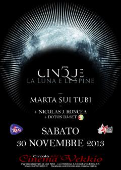 MARTA SUI TUBI | Nicolas J. Roncea | DotOn @ Sabato 30 novembre Cinema Vekkio_Corneliano d'Alba