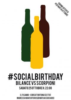 #socialbirthday [ottobre] – Bilance Vs. Scorpioni al SAMO