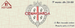 Cena sarda con maialetto - giovedì 19 marzo @Asylum
