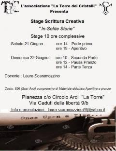 "In-Solite Storie" - stage di scrittura creativa @Torre dei cristalli - Pianezza, 21-22 Giugno 2014