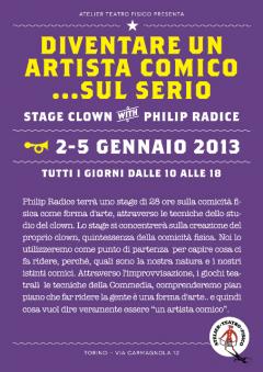 Diventare un artista comico... sul serio - stage di clown