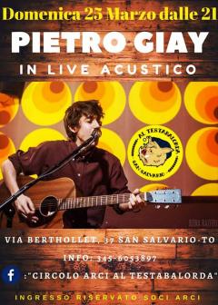 Acoustic Live With Pietro Giay