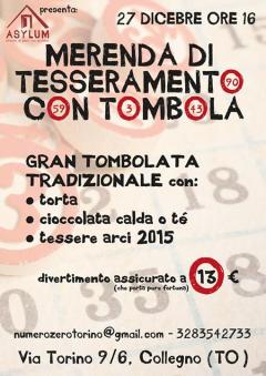 Merenda di tesseramento con tombola @Asylum