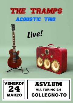 The Tramps Acoustic Trio live ad Asylum!