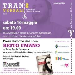 Serate Transversali: presentazione del libro "Resto Umano" al Circolo Maurice