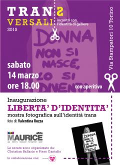 Serate Transversali 2015 - Inaugurazione Libertà d'Identità al Maurice