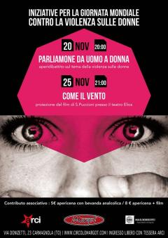 Parliamone da UOMO a DONNA aperi-dibattito sul tema della violenza sulle donne al Margot