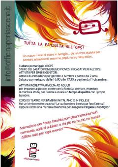 Apertura corsi organizzato da Officina per la Scena