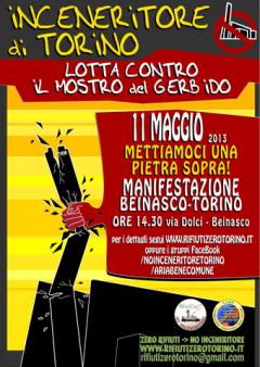 ARCI Valle Susa aderisce alla Marcia contro l'inceneritore del Gerbido, 11 maggio Beinasco-Torino