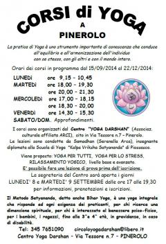 Corsi di yoga a Pinerolo