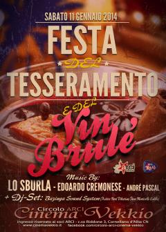 Festa del Tesseramento_Sabato 11 gennaio @ Cinema Vekkio_Corneliano d'Alba (CN)